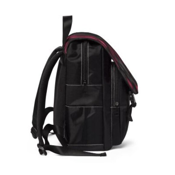 Floral Noir Shoulder Backpack - Picture 2 of 3